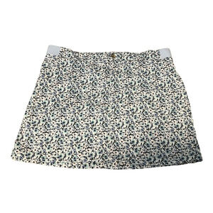 Lee Women's Comfort Waist Regular Fit Mid Rise Skort Size 20M Watercolor Floral